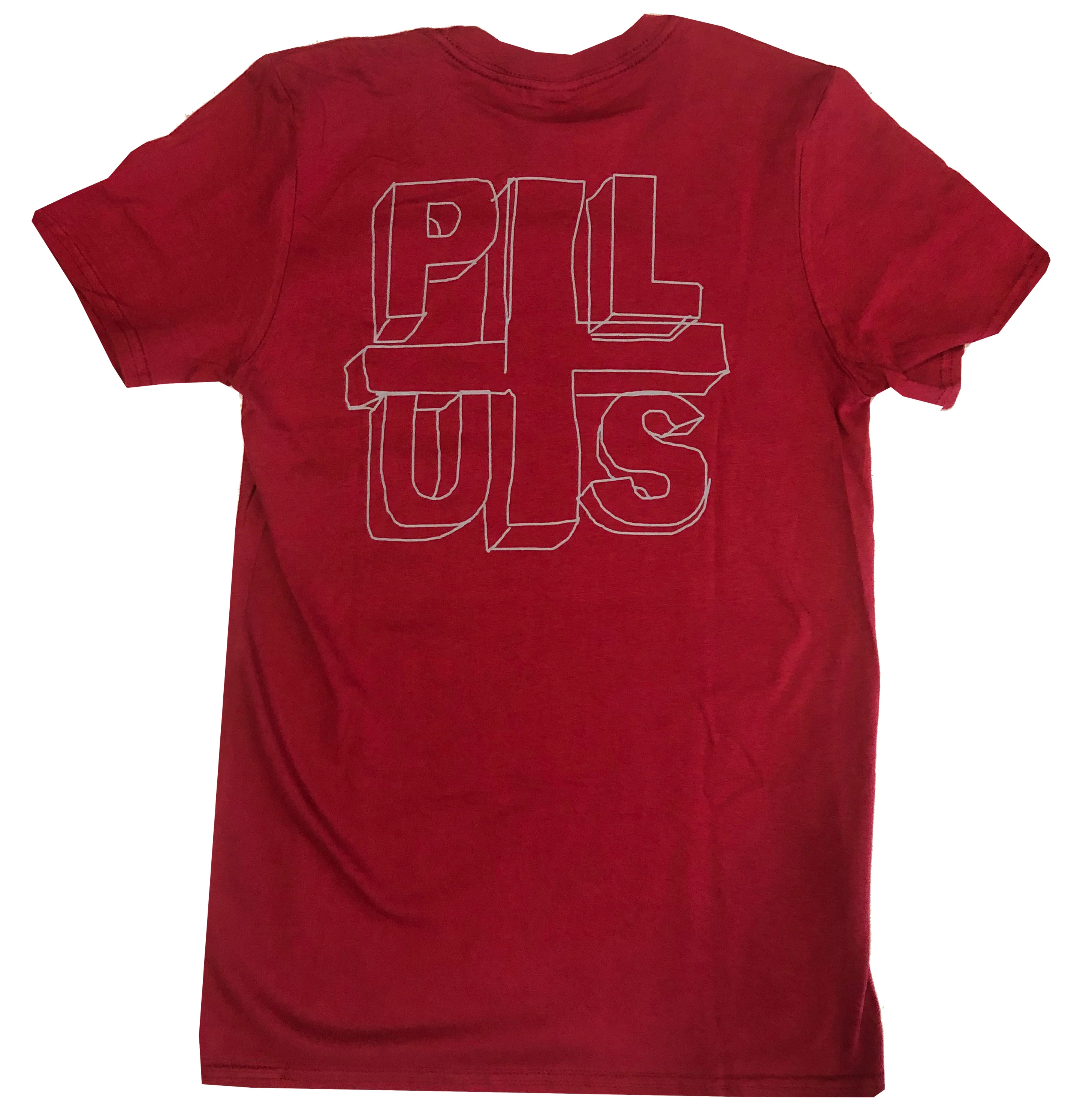 Plus - 3D Block Tee | Burgundy - Image 2