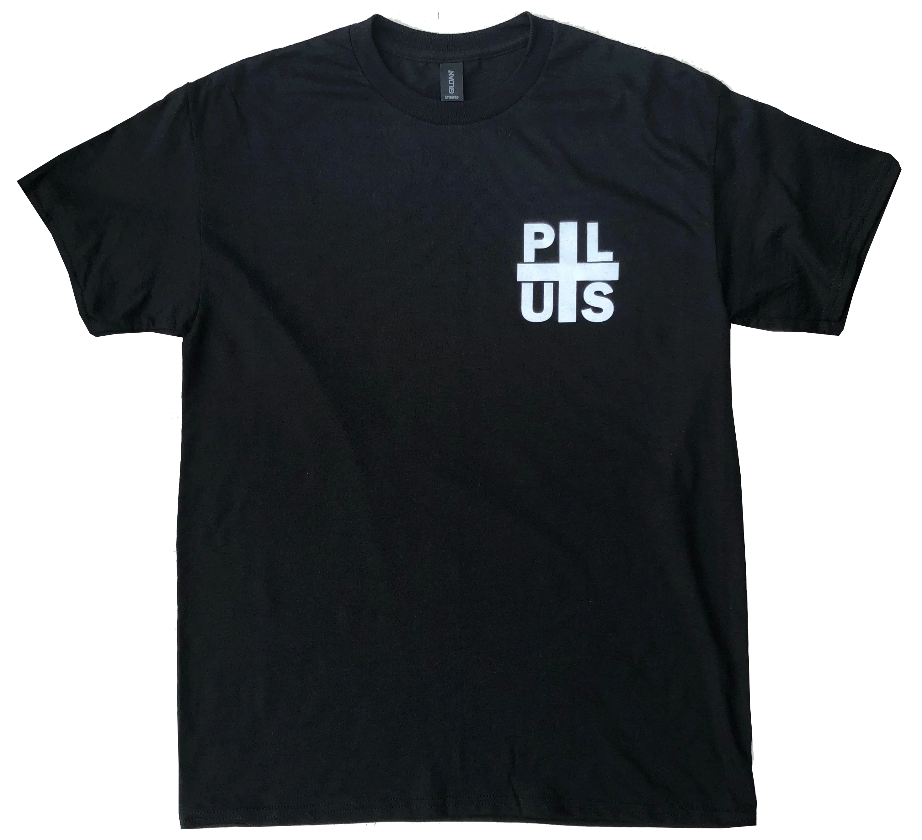 Plus - Open Block Tee | Black