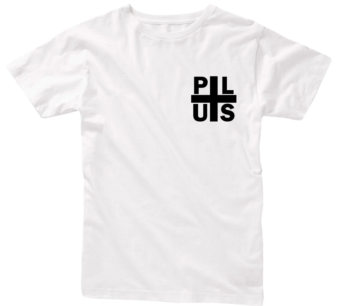 Plus - Open Block Tee | White