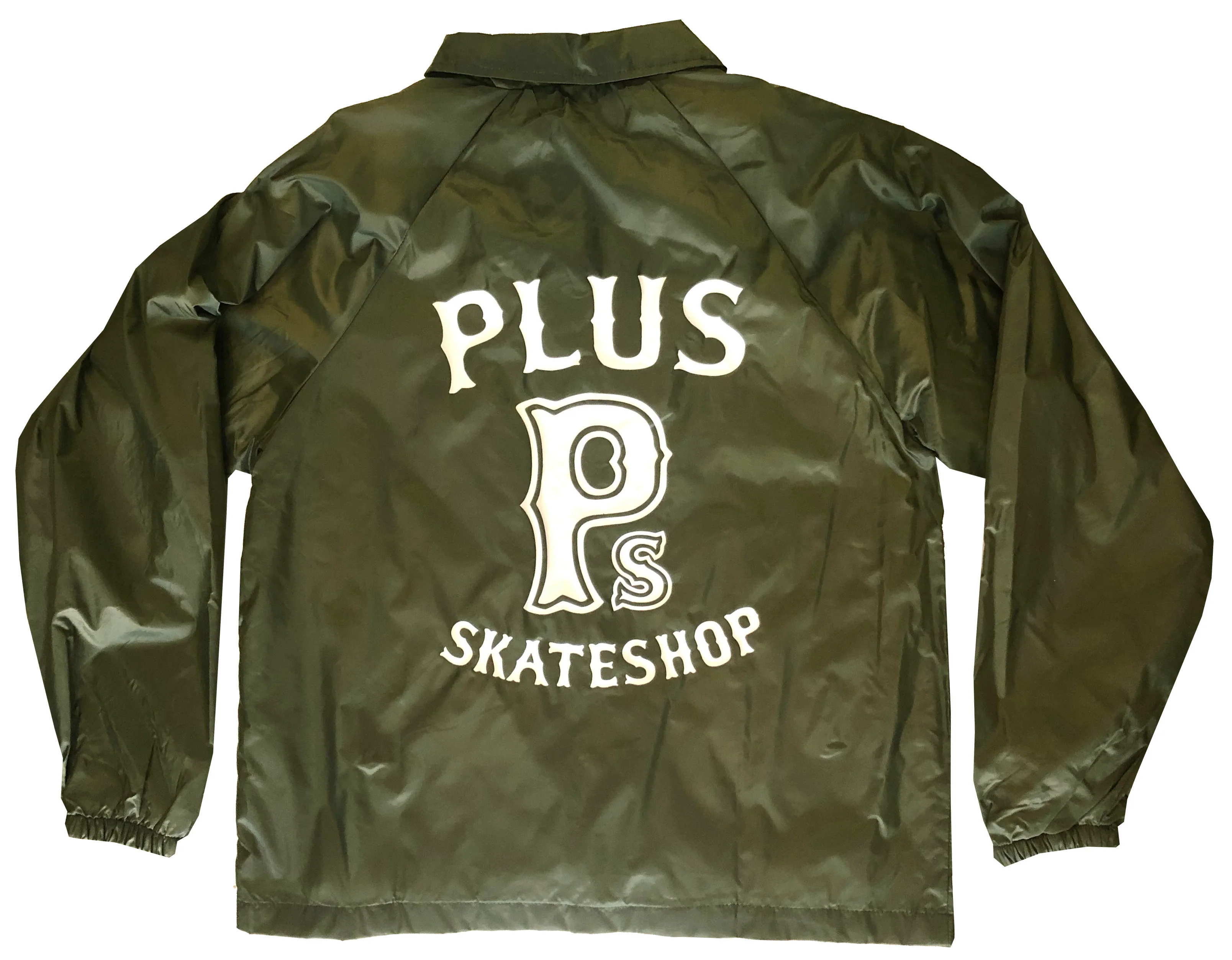 Plus - P-Ball Coaches Jacket | Olive Green - Image 2