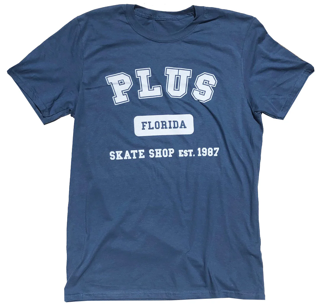 Plus - Athletics Tee | Slate Blue