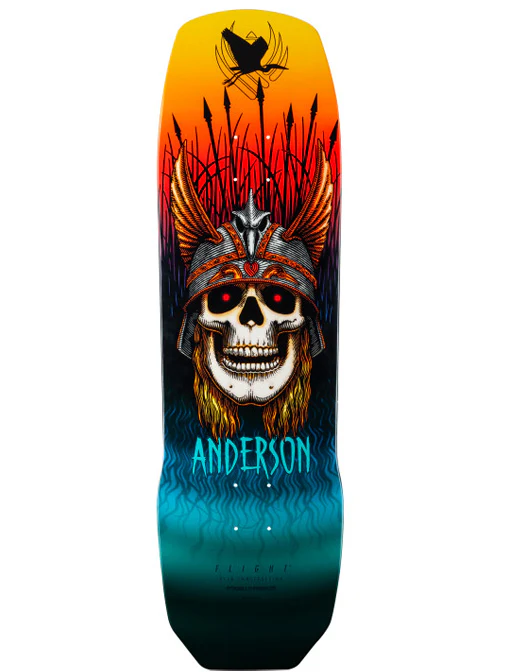 Powell Peralta - Andy Anderson 'Heron Skull' 9.13" Deck (Flight Construction)