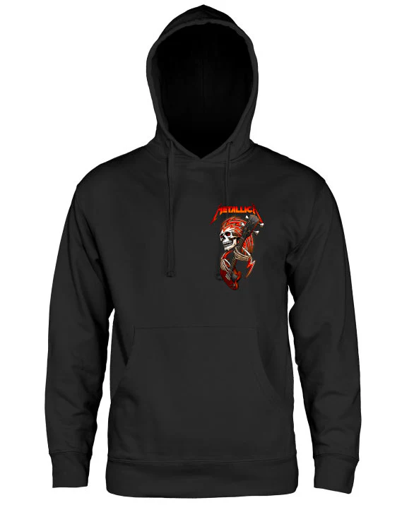 Powell Peralta - Metallica Collab Hooded Sweatshirt | Black - Image 2