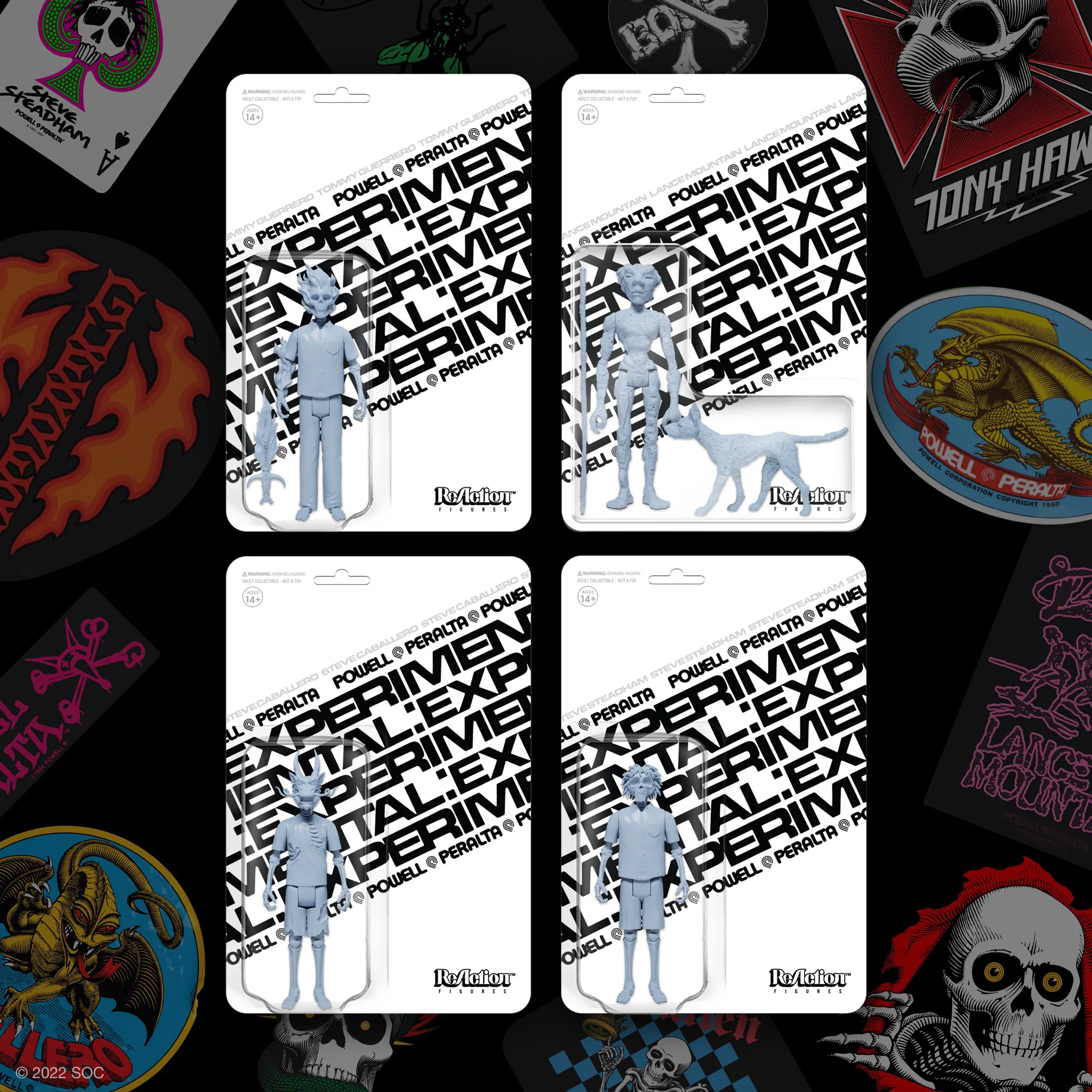 Powell Peralta x Super7 - Steve Caballero 'Experimental' ReAction Figure - Image 2