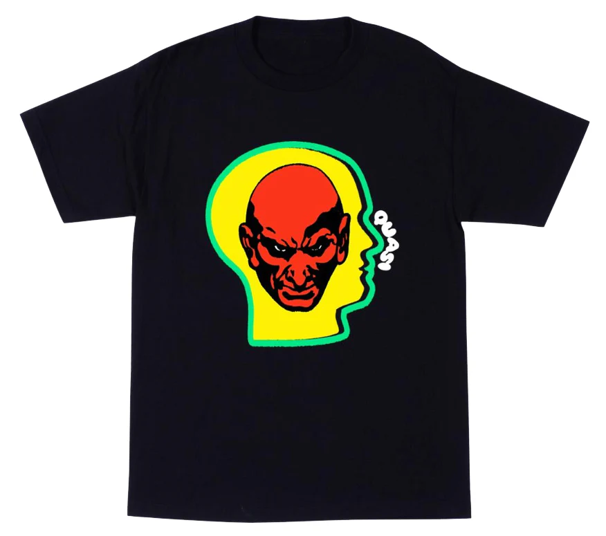 Quasi - Heads Tee | Black