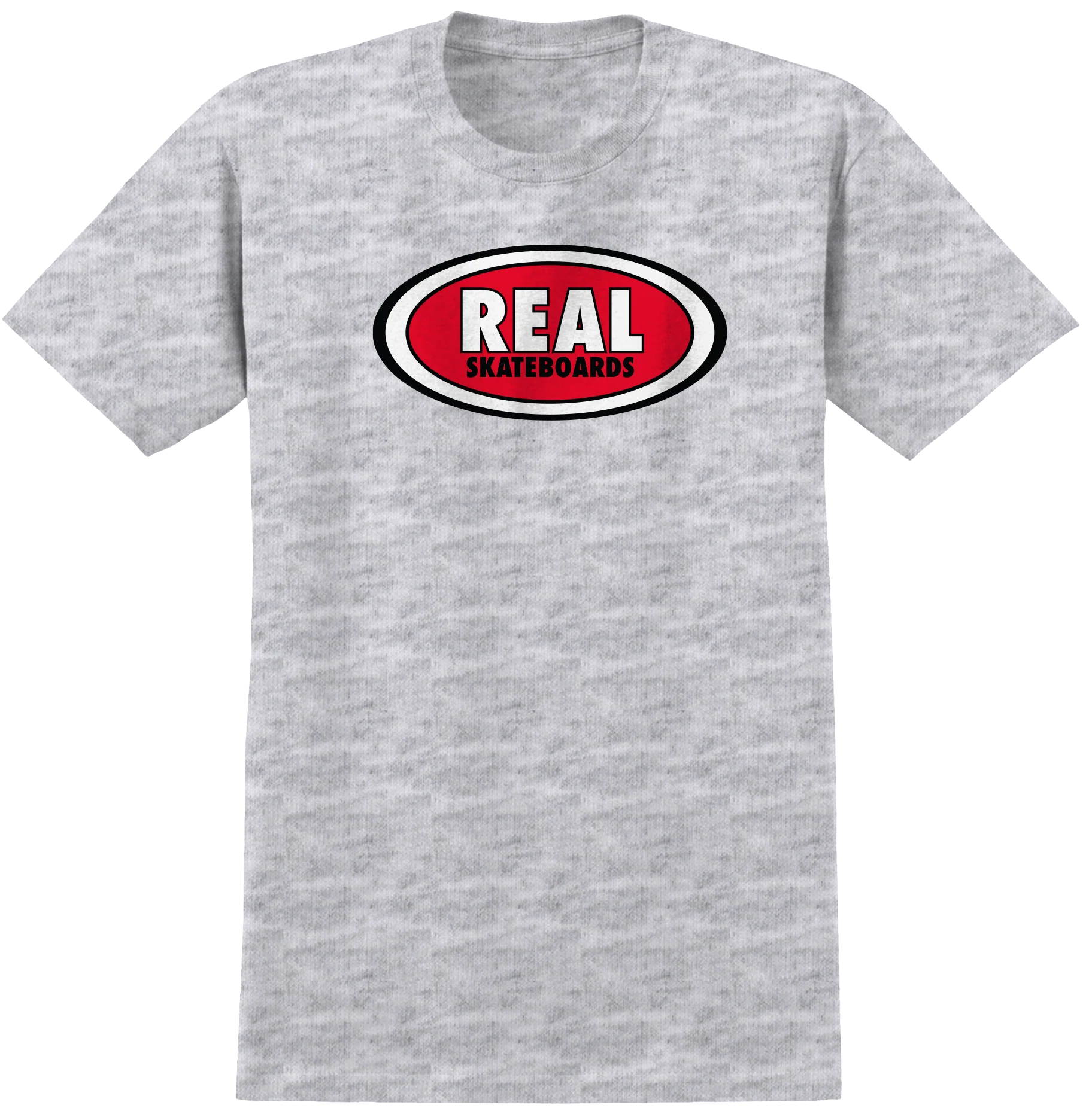 Real - Oval Tee | Ash Grey