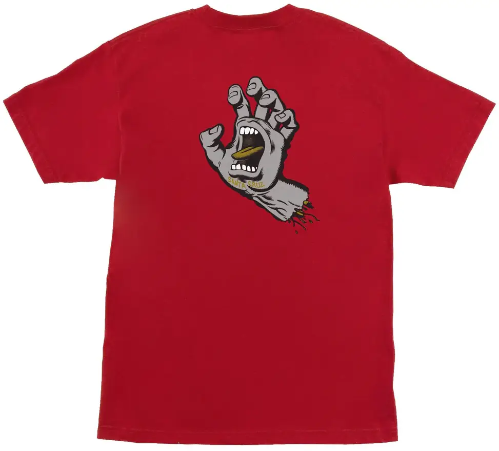 Santa Cruz - Screaming Hand Tee | Red - Image 2