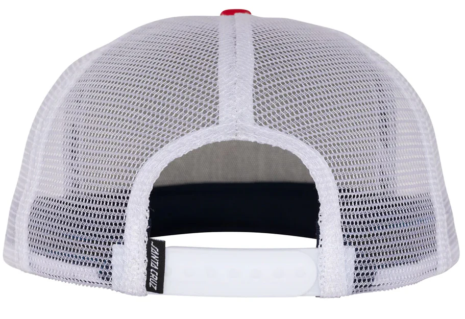 Santa Cruz - Screaming Hand Trucker Hat | Navy White Red - Image 2