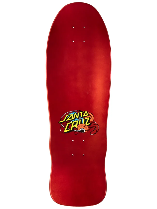 Santa Cruz x Stranger Things - Grabke Max Melting Clock 9.7" Deck - Image 2