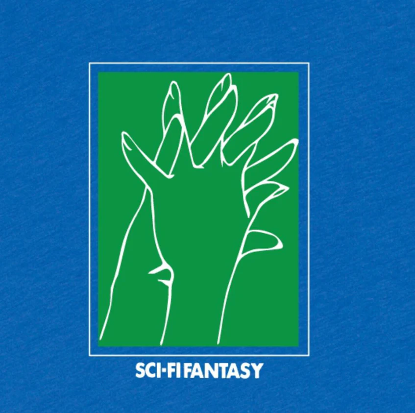 Sci-Fi Fantasy - Hands Tee | Royal - Image 2