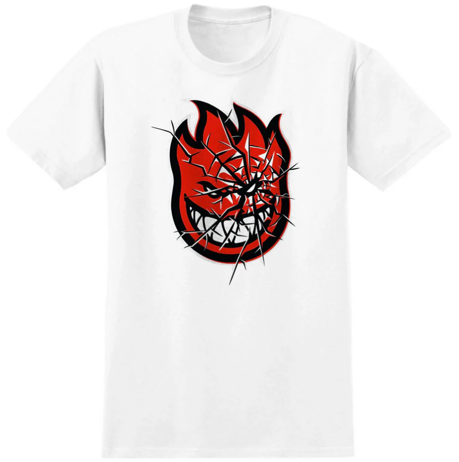 Spitfire - Shattered Bighead Tee | White