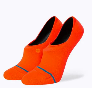 Stance - Bold No Show Socks | Neon Red