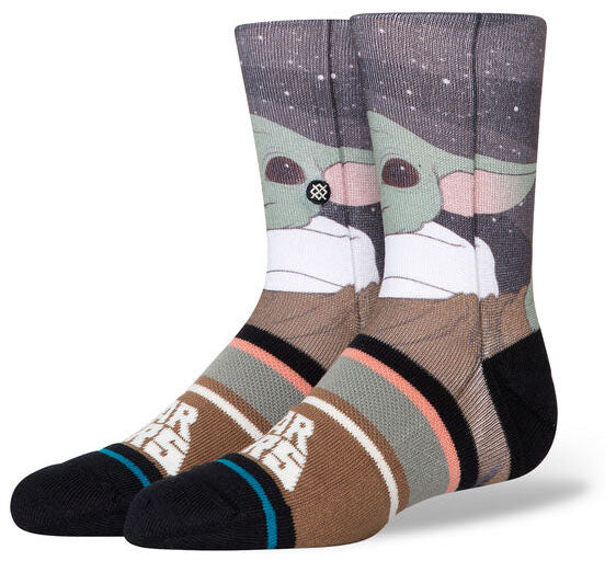 Stance - Kids Star Wars 'Grogu By Jaz' Socks | Splatter Grey