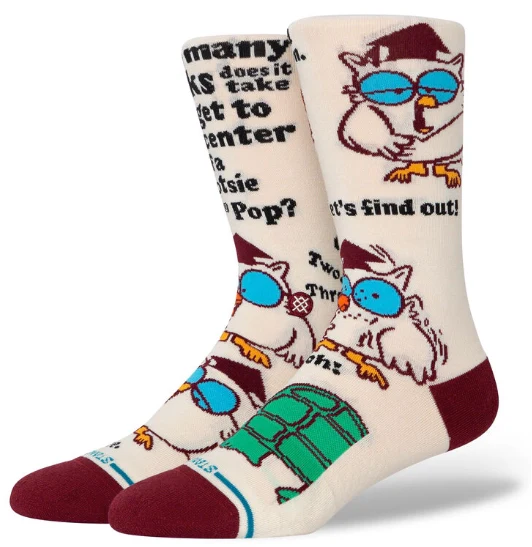 Stance - Tootsie Pop 'Mr Owl' Socks | Canvas