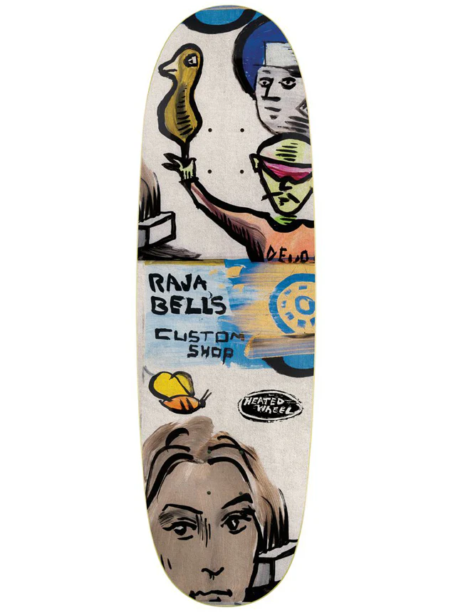 The Heated Wheel - Raja Bell 8.75" Deck (90's Egg Shape)