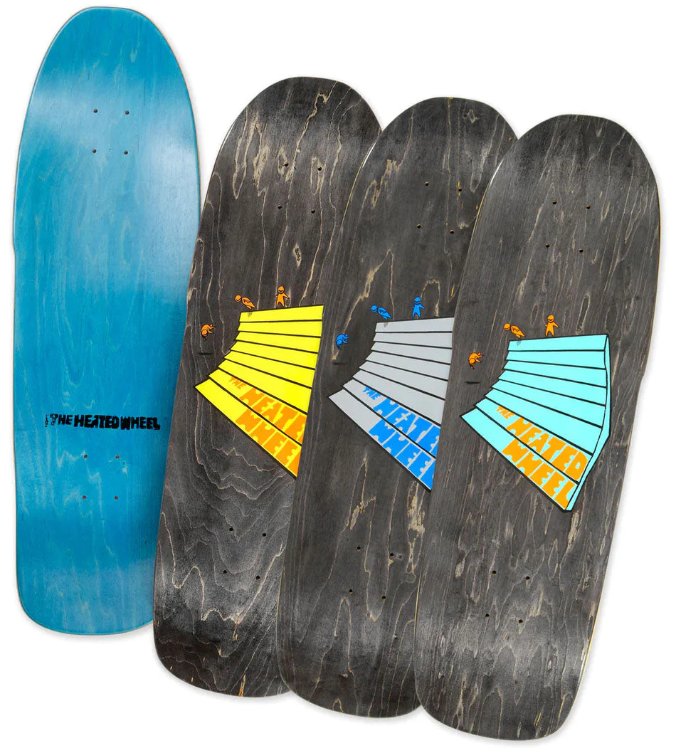 The Heated Wheel - Slam Time 9.6" Deck | Yellow - Image 2