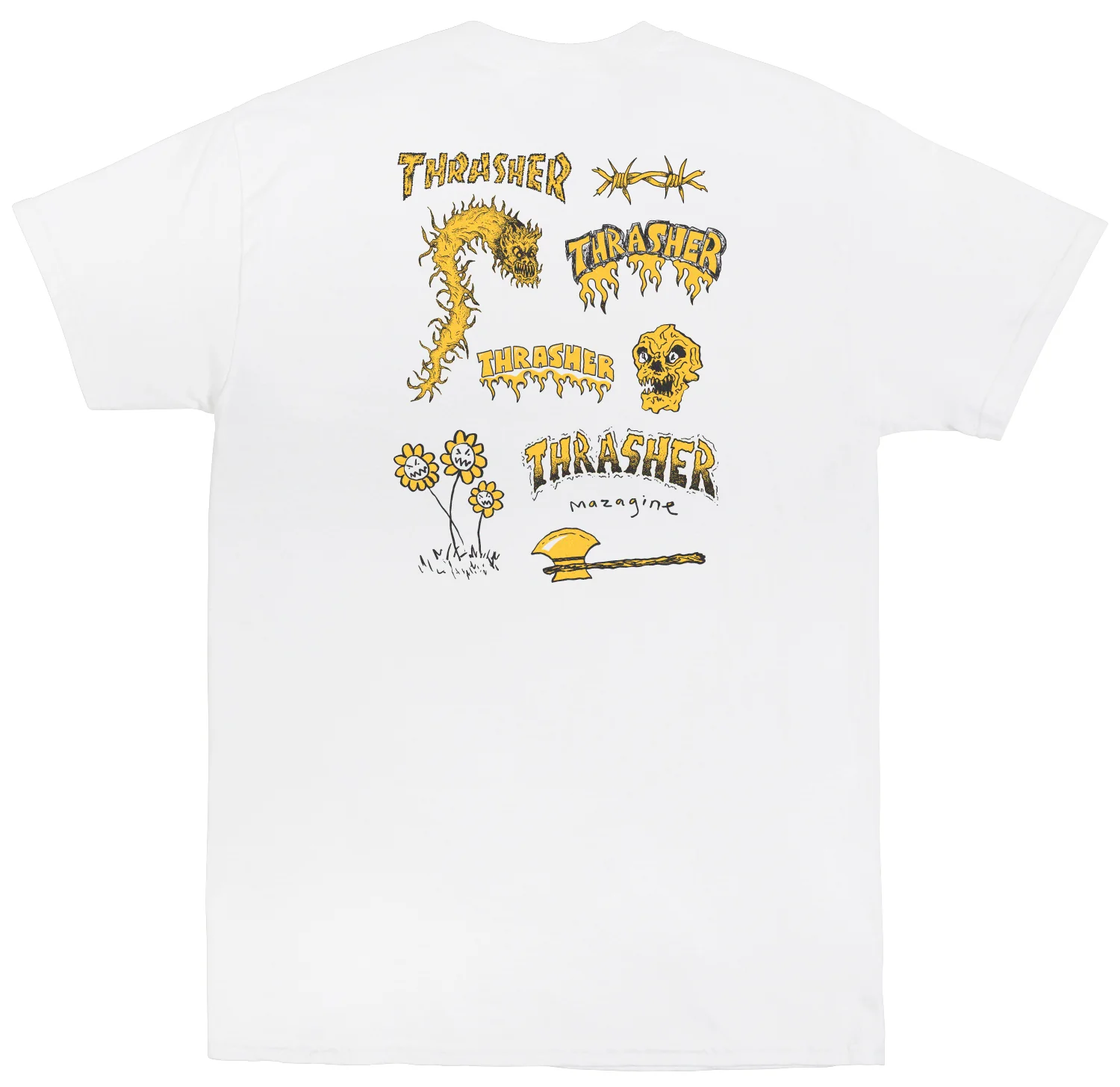 Thrasher - Barbarian Tee | White - Image 2
