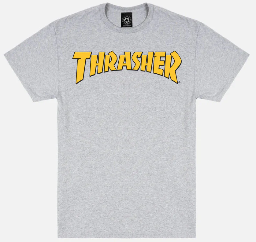 Thrasher - Cover Logo Tee | Ash Grey