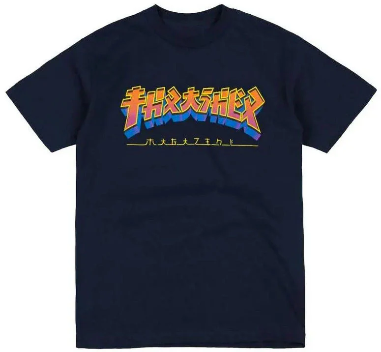 Thrasher - Godzilla Burst Tee | Navy