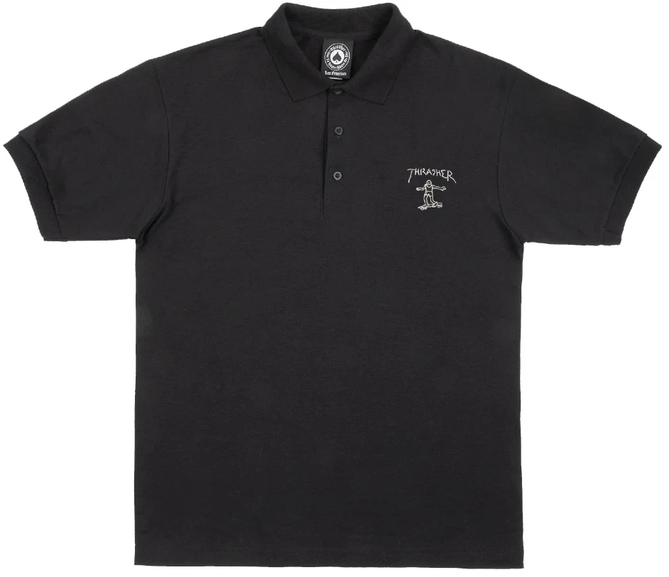 Thrasher - Little Gonz S/S Polo | Black