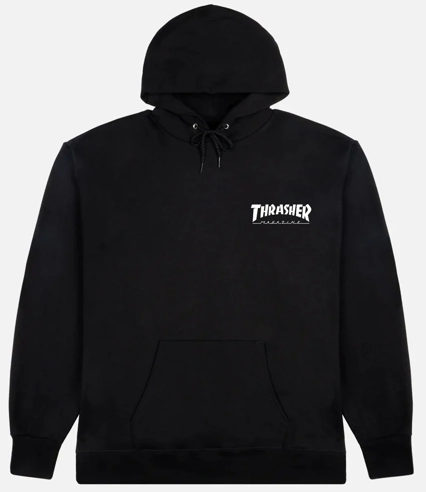 Thrasher - Little Thrasher Logo Hoodie | Black