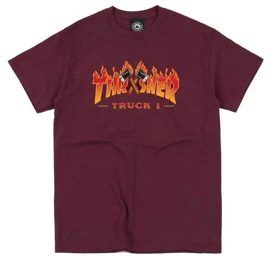 Thrasher - Truck 1 Tee | Maroon