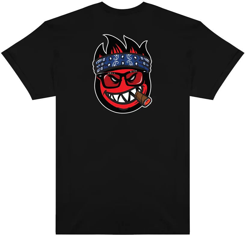 Thrasher x Spitfire - Big Head Jake Tee | Black - Image 2