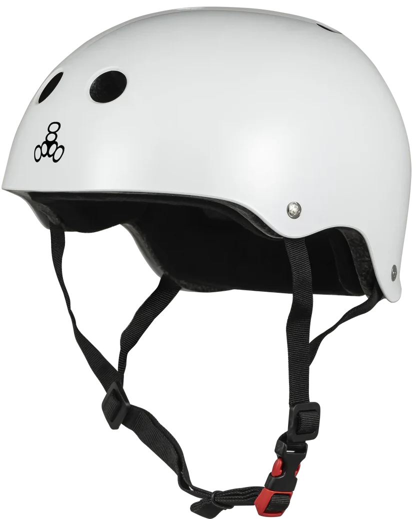 Triple Eight - The Certified Sweatsaver Helmet | Matte White