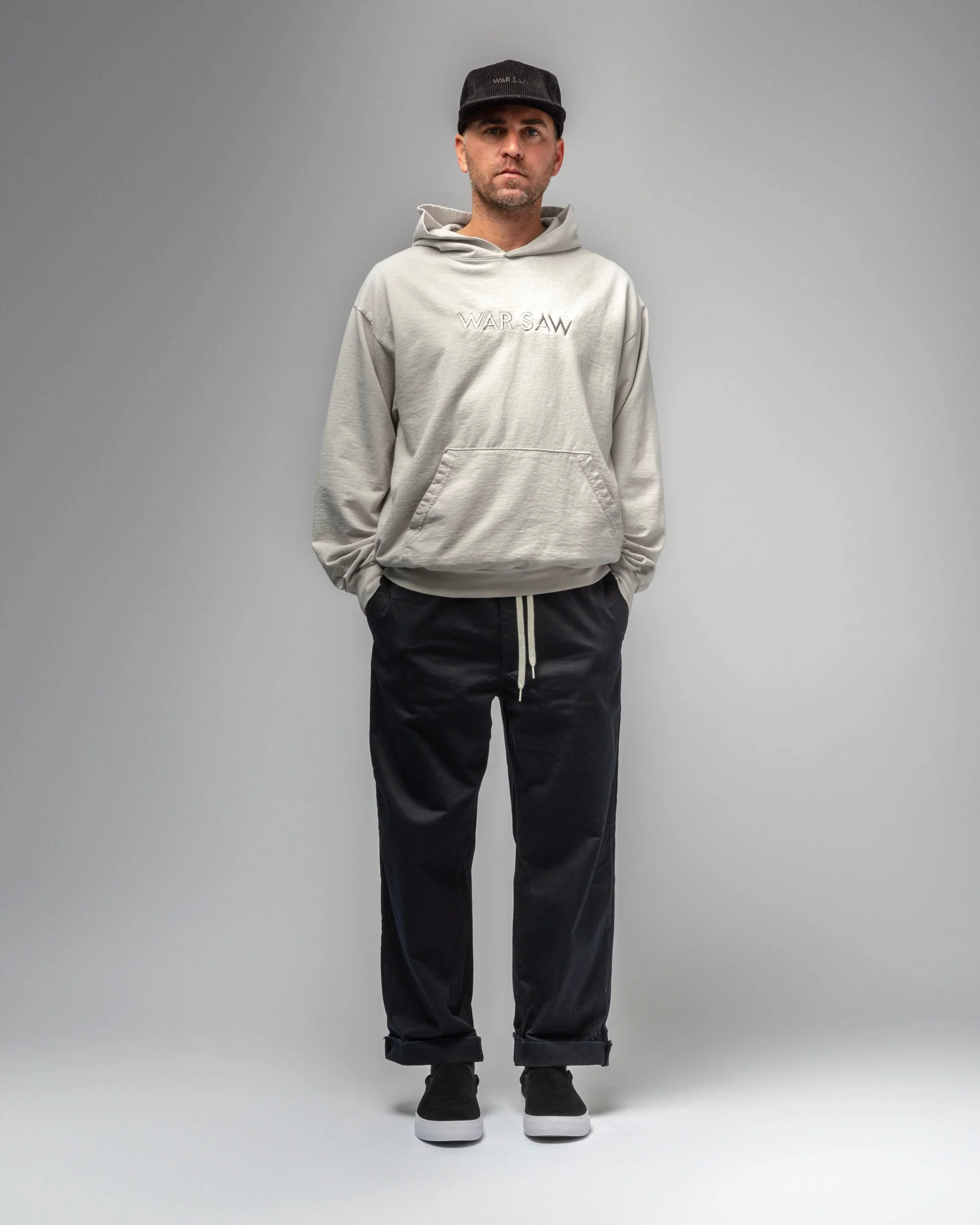 War Saw - Unknown Pullover Hood | Cement Grey - Image 2