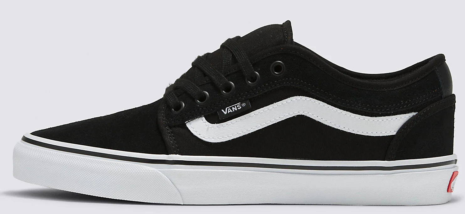Vans - Chukka Low Sidestripe Shoes | Black White