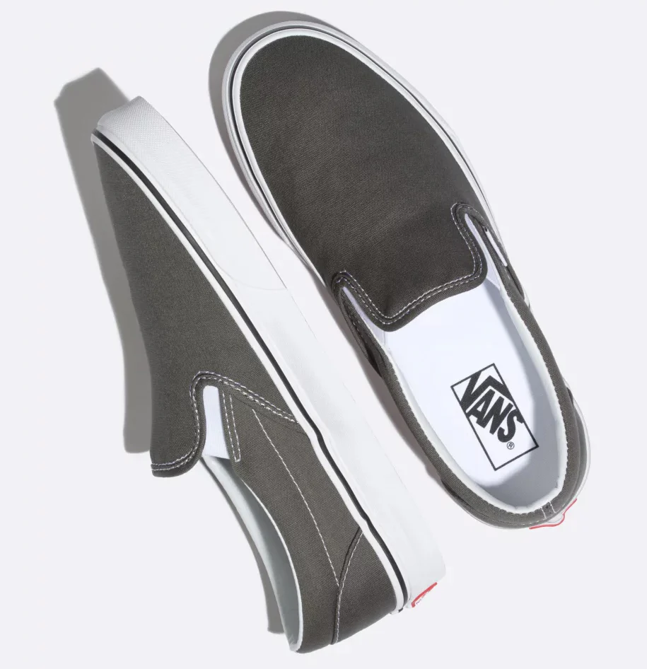 Vans - Classic Slip-On Shoes | Charcoal - Image 2