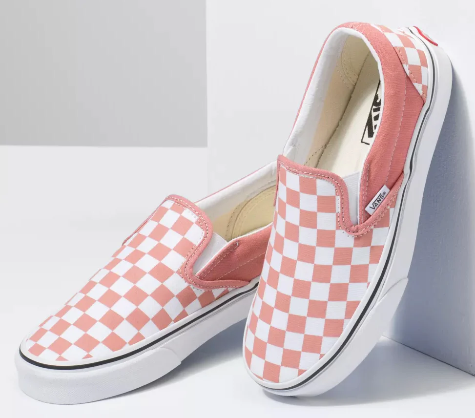 Vans - Classic Slip-On Shoes | Rosette White (Checkerboard) - Image 3