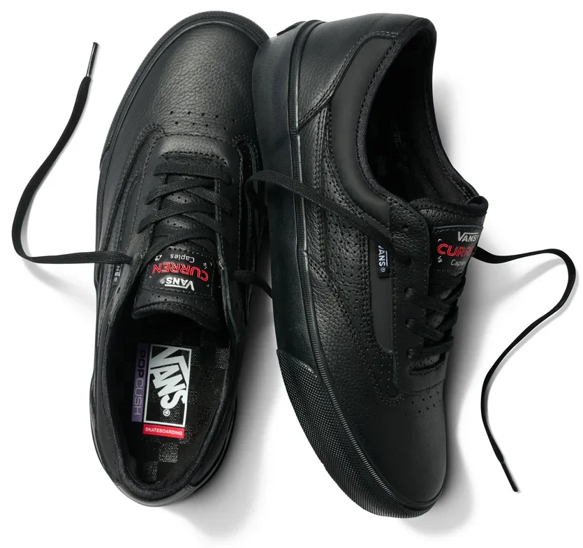 Vans - Curren Caples VCU Shoes | Black Black (Leather) - Image 2