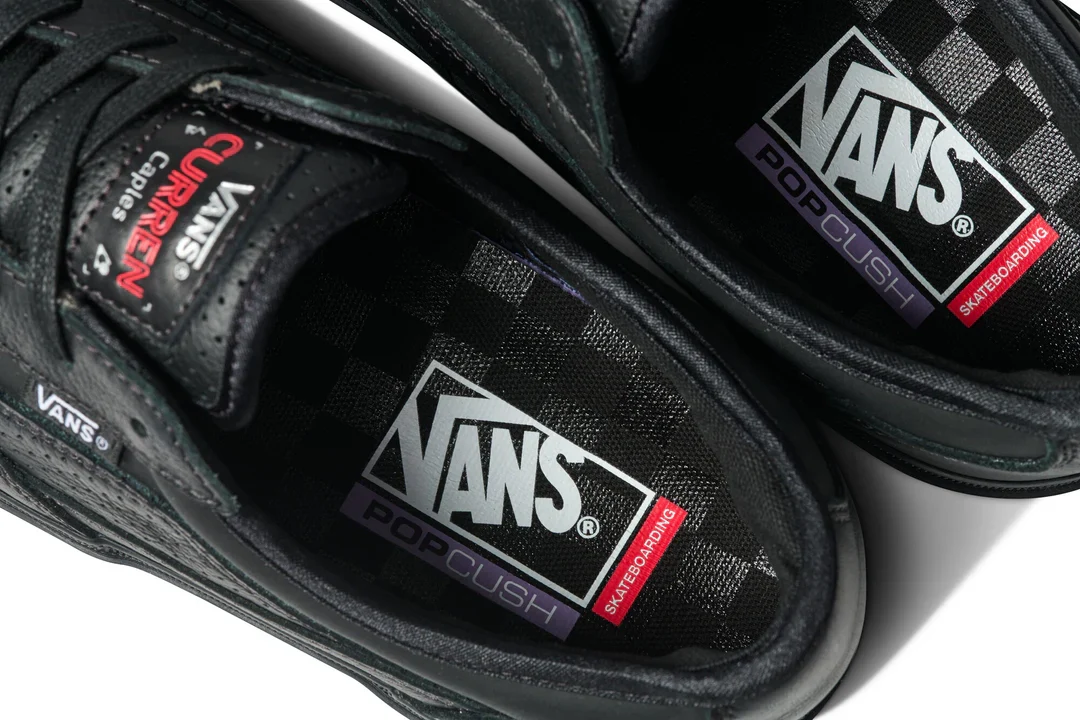 Vans - Curren Caples VCU Shoes | Black Black (Leather) - Image 4