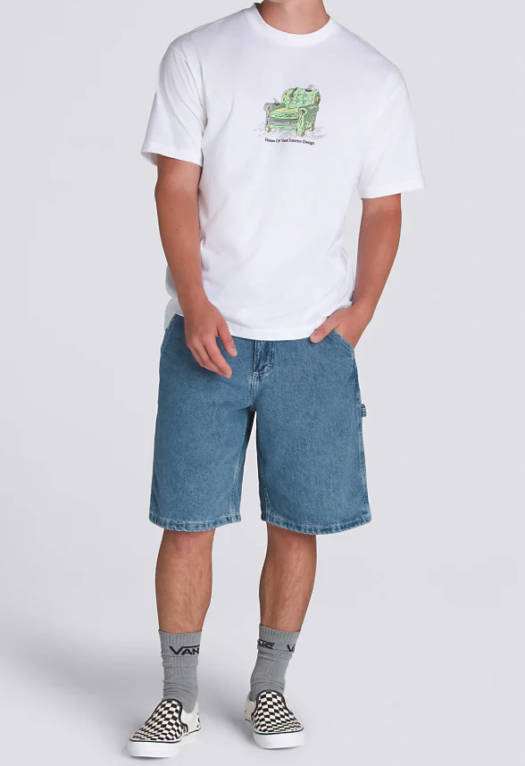 Vans - Drill Chore Carpenter Denim Shorts | Stone Wash Blue - Image 3