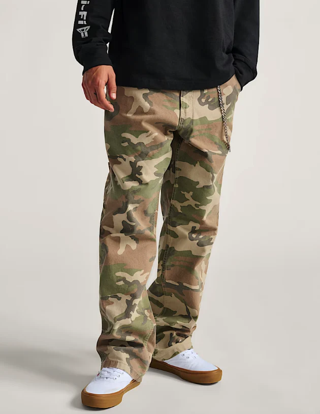 Vans - Drill Chore Carpenter Loose Pants | Camo - Image 3