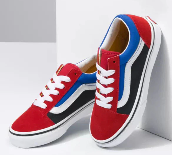 Vans - Kids Old Skool Shoes | Chili Pepper (Easy Logo) - Image 2
