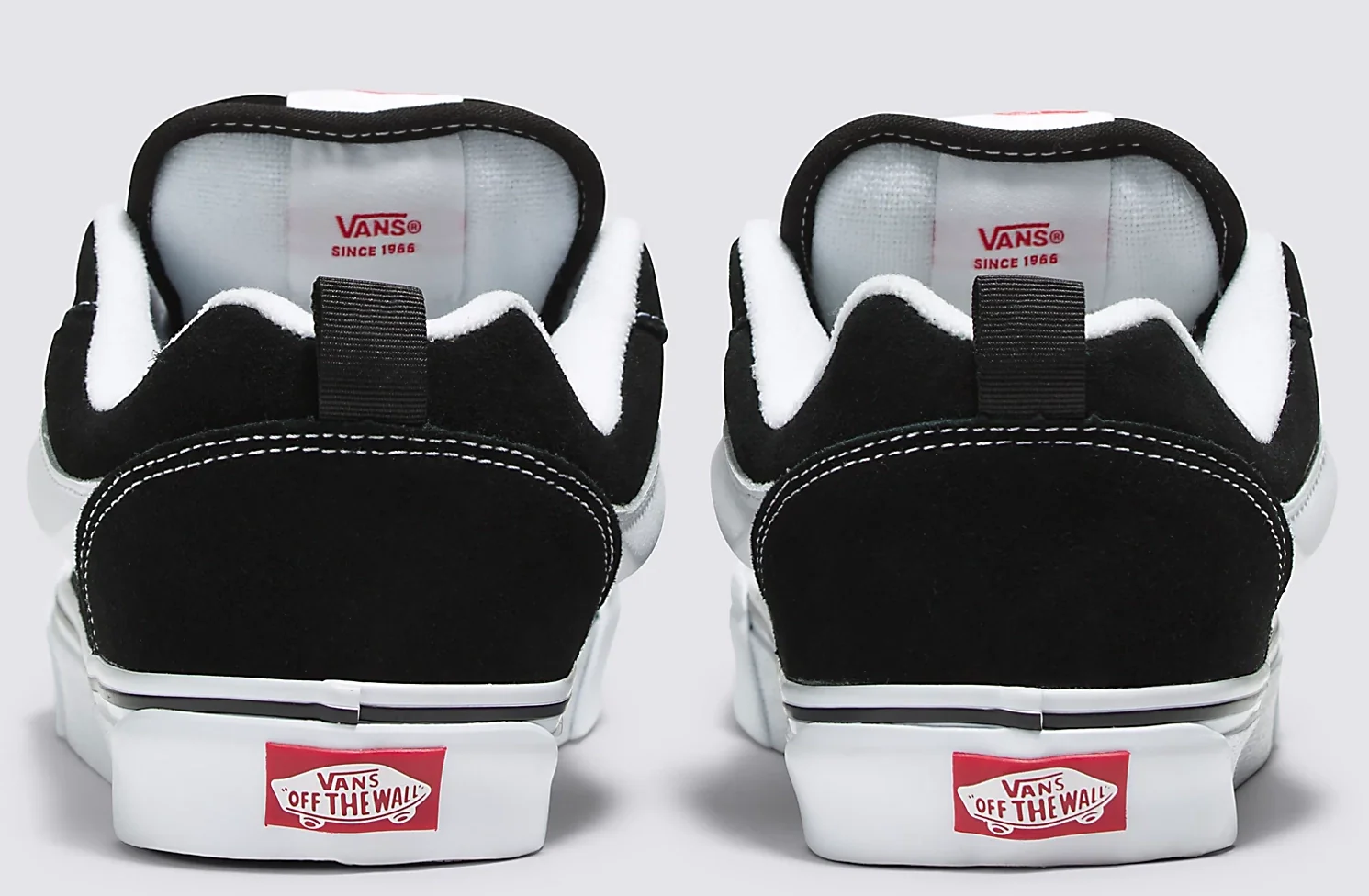 Vans - Knu Skool Shoes | Black White - Image 5