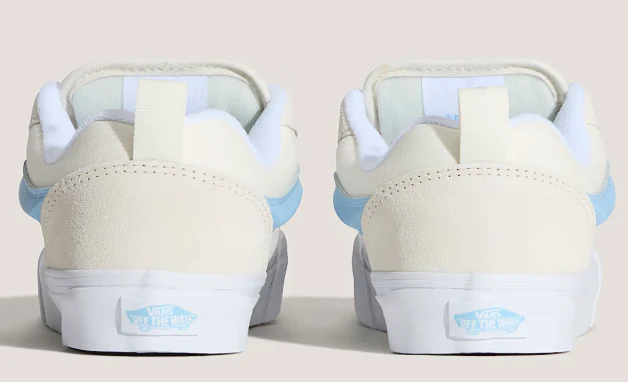 Vans - Knu Skool Shoes | Beige Blue (Oversized Lace) - Image 5