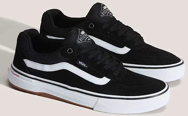 Vans - Kyle Walker Wafflecup Shoes | Black White - Image 2