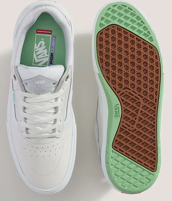 Vans - Kyle Walker Wafflecup Shoes | White Mint - Image 3