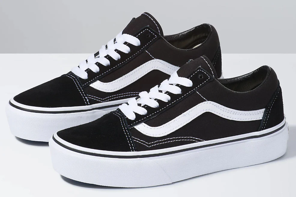 Vans - Old Skool Platform Shoes | Black - Image 4