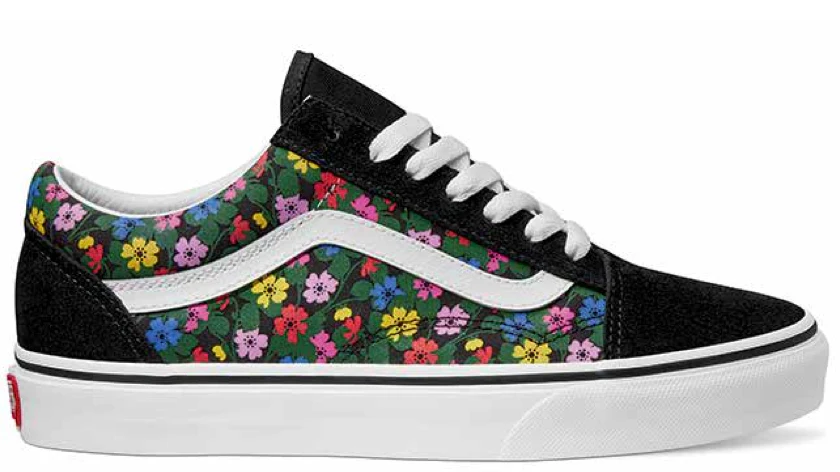 Vans - Old Skool Shoes | Black (Floral)