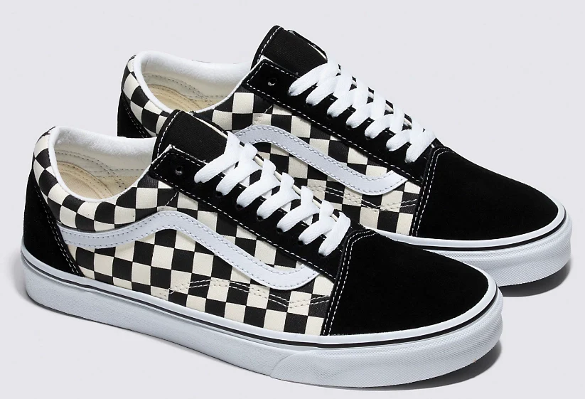 Vans - Old Skool Shoes | Black White (Primary Check) - Image 3