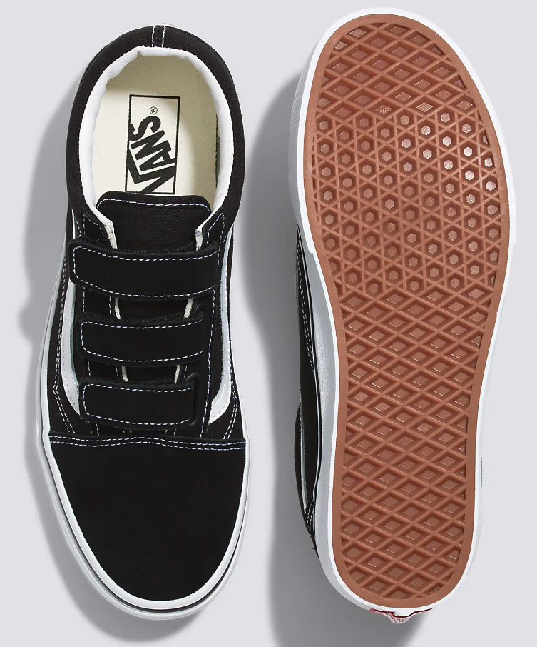 Vans - Old Skool V Shoes | Black White - Image 3