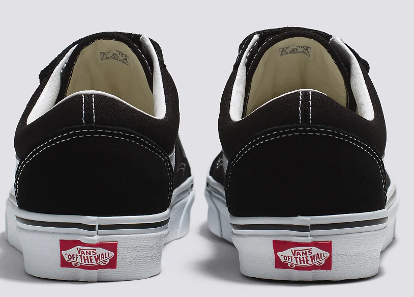 Vans - Old Skool V Shoes | Black White - Image 5