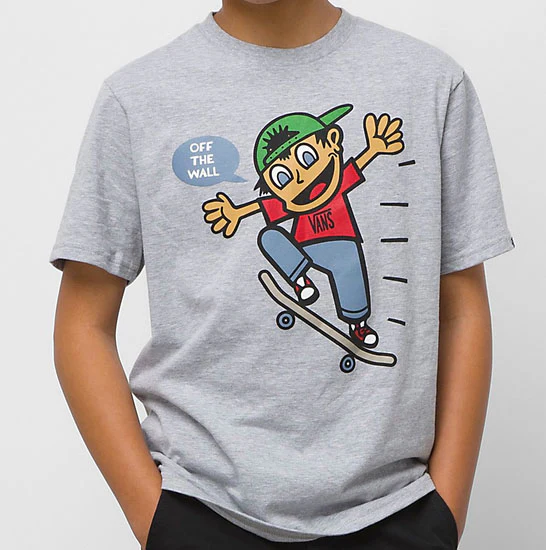 Vans - Ollie Pop Youth Tee | Athletic Heather