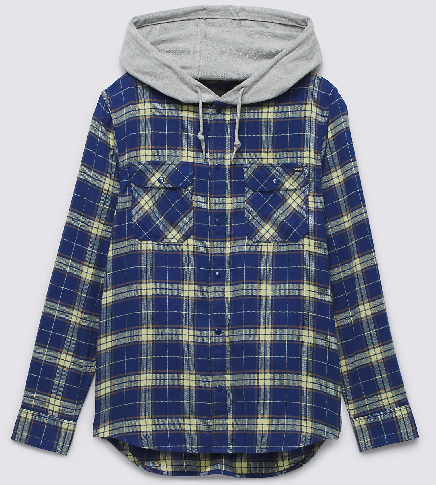 Vans - Parkway Hooded L/S Flannel | Blue Depths