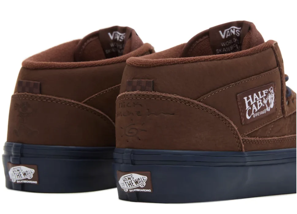 Vans - Skate Half Cab '92 Shoes | Brown (Nick Michel) - Image 4