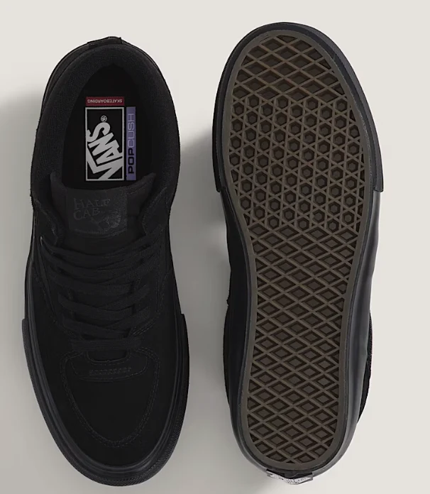 Vans - Skate Half Cab Shoes | Black Black - Image 4
